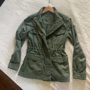 GAP green military style jacket XS